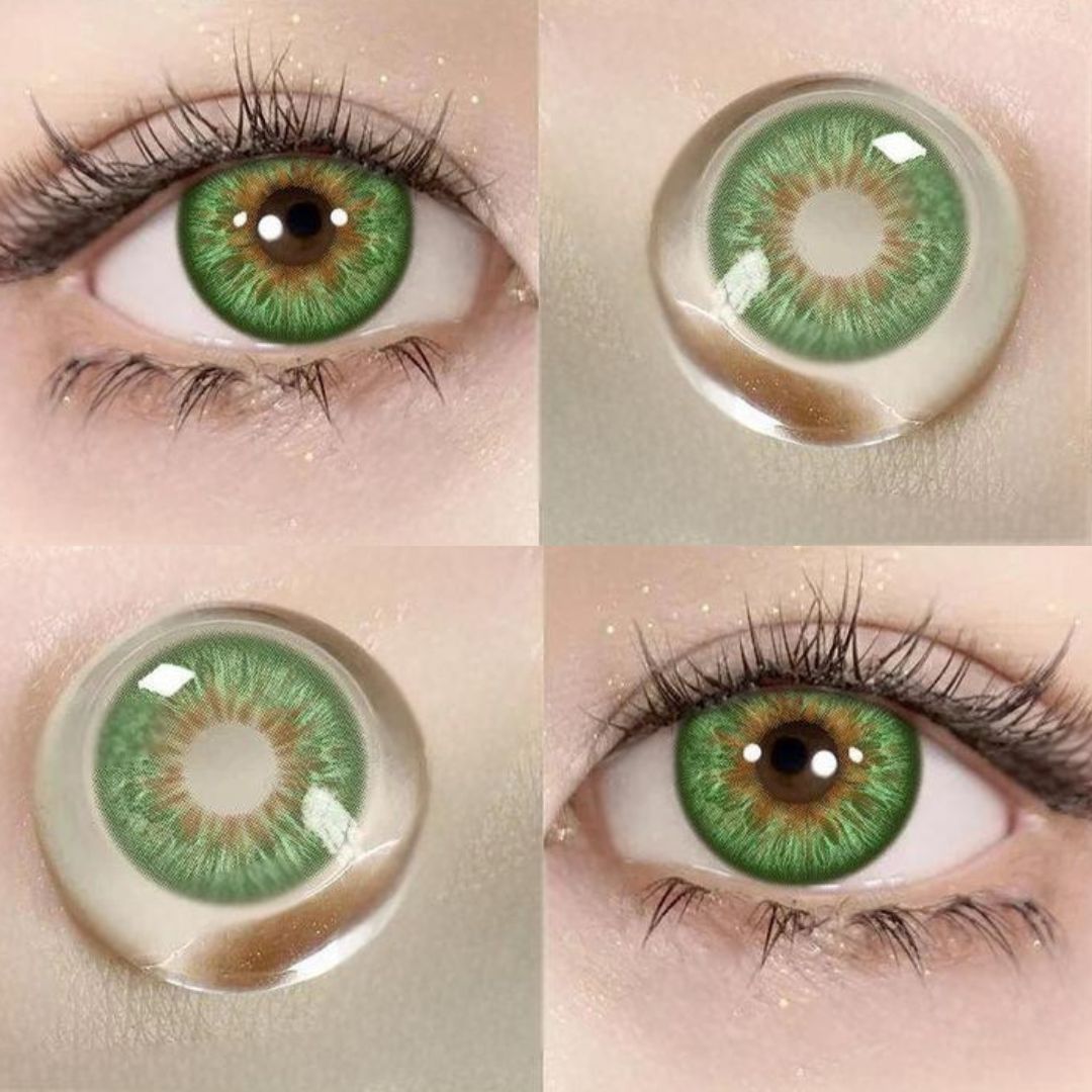 Lentes de contacto de color verde Fiesta